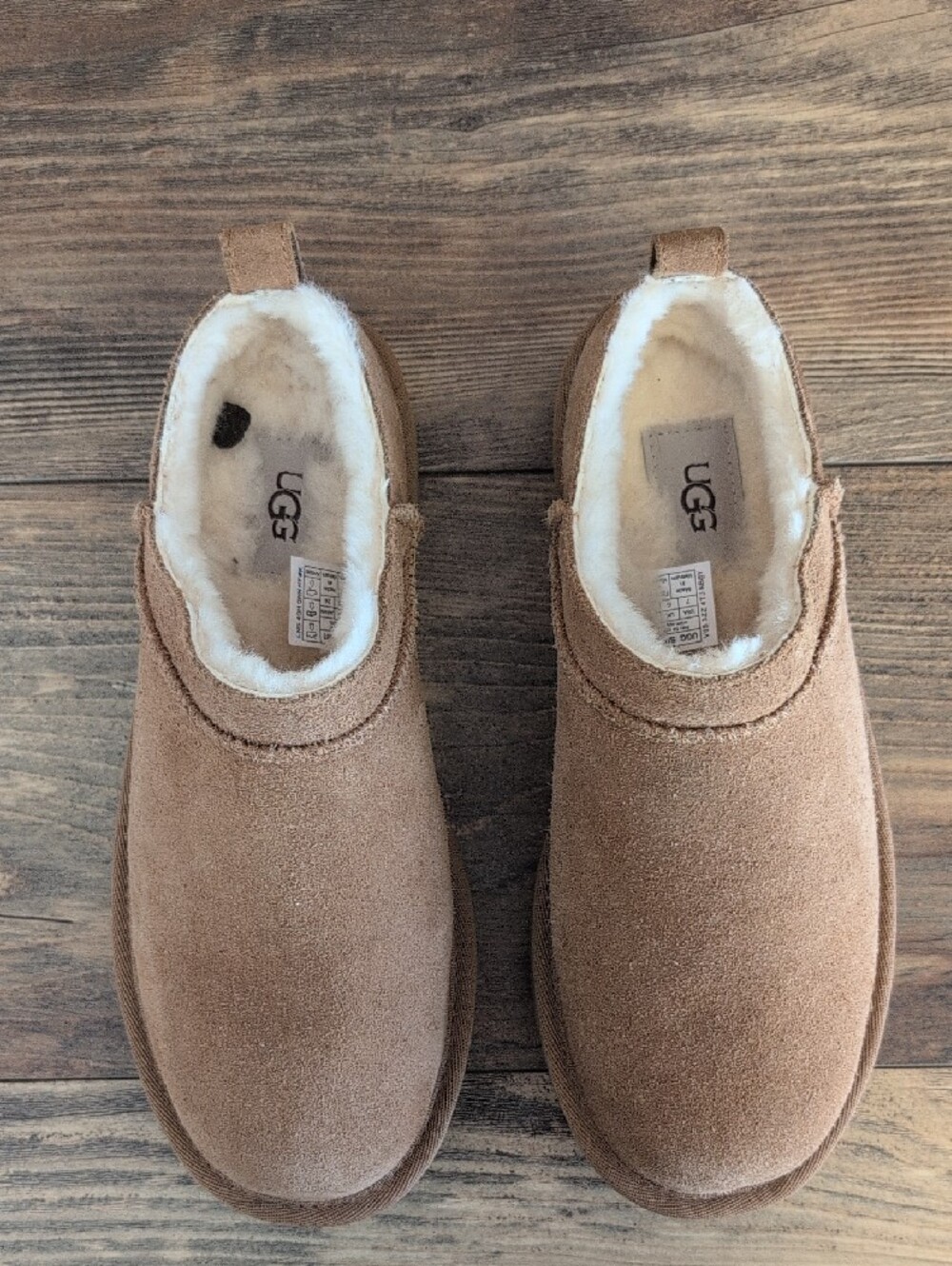 UGG 1173891 Sand Classic Micro Slip On Boot 543A - Picture 3 of 8